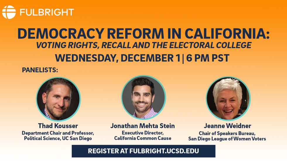 [Event Announcement] DEMOCRACY REFORM IN CALIFORNIA: Voting Rights ...